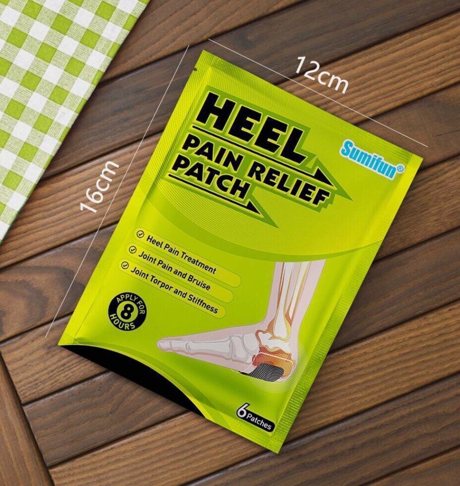 Пластырь от болей в пятке и пяточной шпоры Heel Pain Relief Sumifun