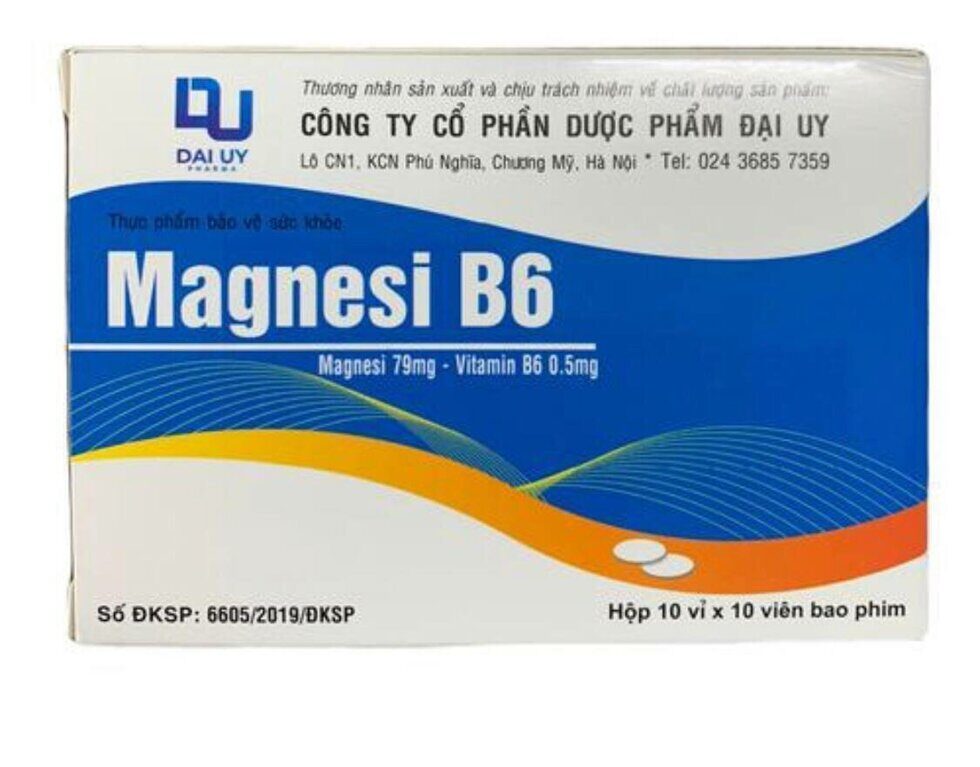 Капсулы магний+В6 Magnesi B6 Dai Uy.